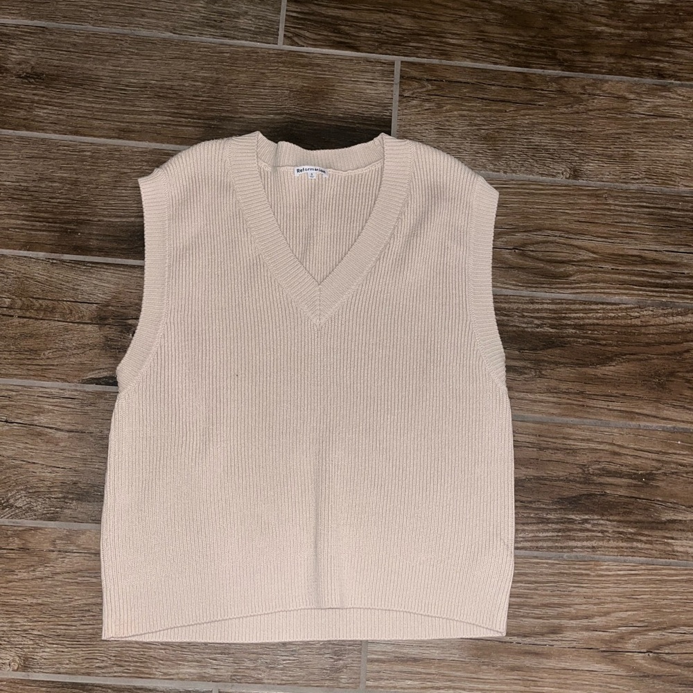 Reformation Relaxed Sweater Vest